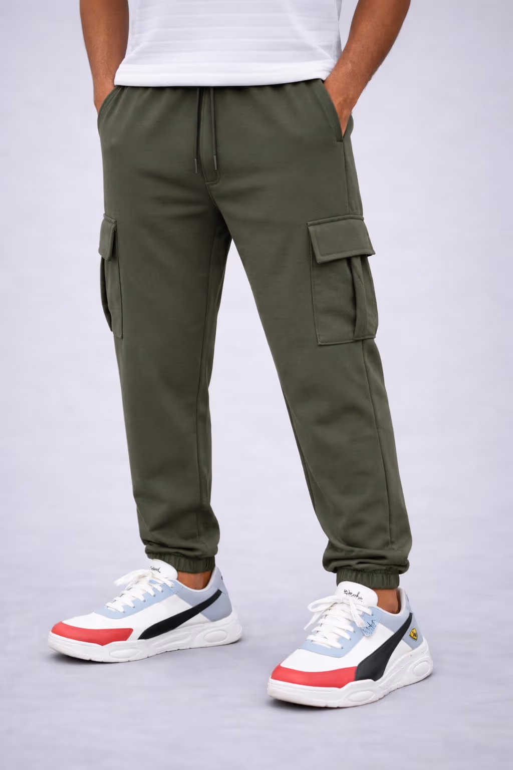 Green Cargo Pants for Men