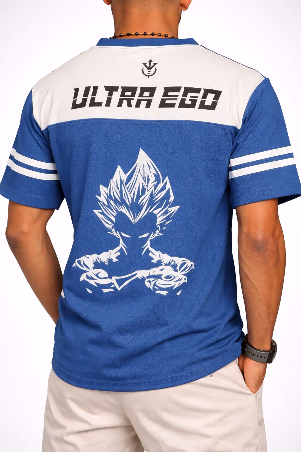 Premium Blue Cotton Half-Sleeve T-Shirt for Men