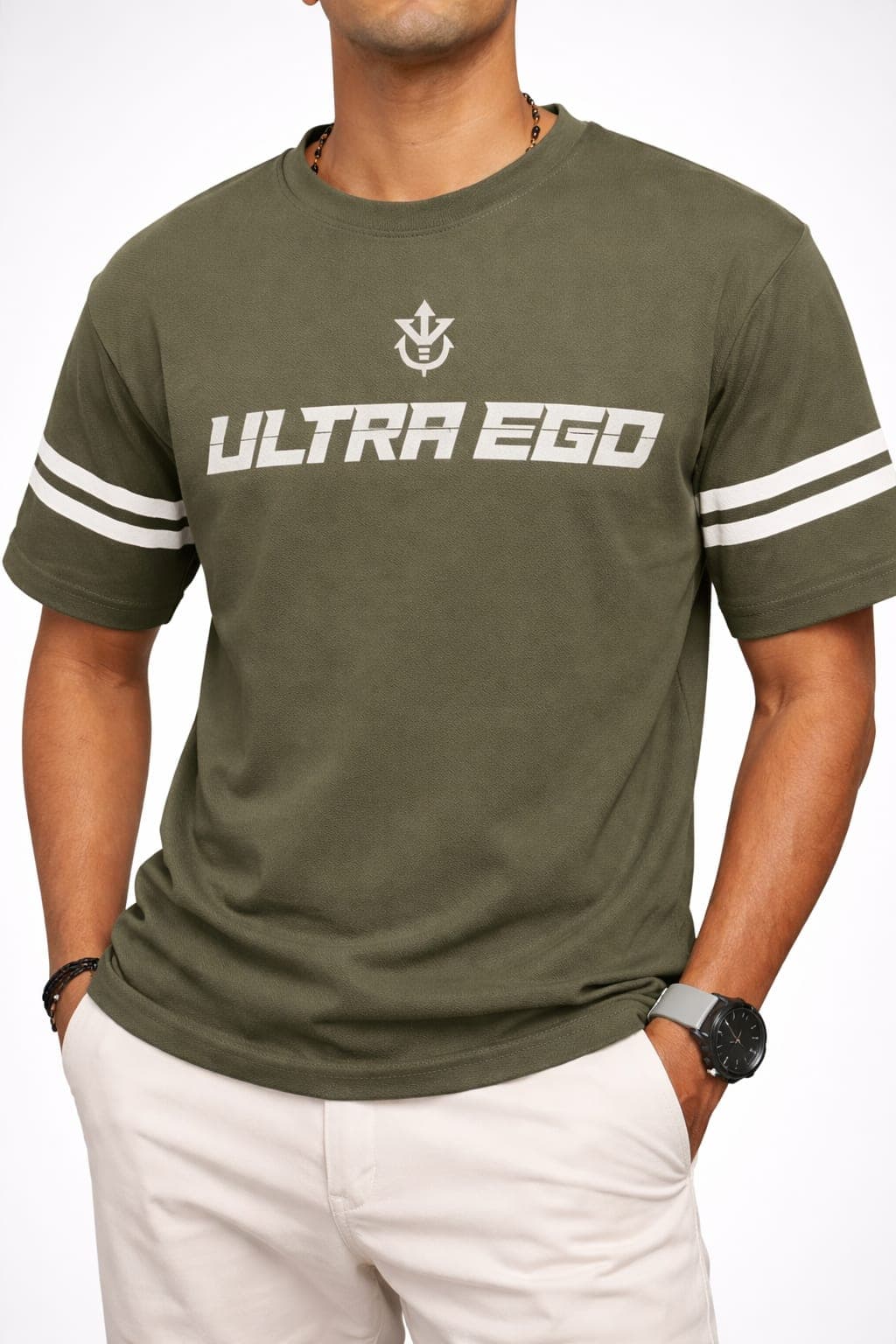 Premium Green Cotton Half-Sleeve T-Shirt
